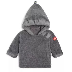 Widgeon Unisex Hooded Fleece Jacket Little Kid Heather Gray Grey 3